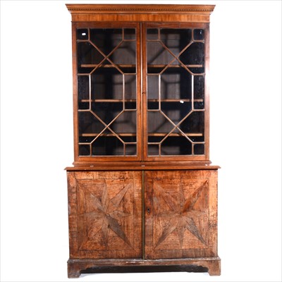 Lot 519 - A George III mahogany bookcase