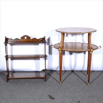 Lot 497 - A French style oak and gilt metal mounted...