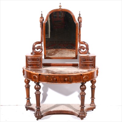 Lot 382 - A Victorian mahogany Duchess dressing table