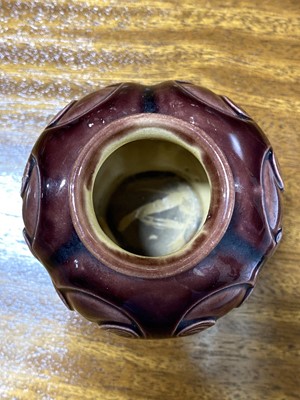 Lot 16 - A small vase designed by Dr Christopher Dresser for Linthorpe Art Pottery