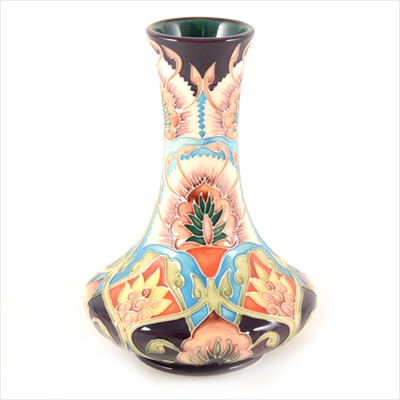 Lot 7 - A 'Bukhara' limited edition vase, designed by Shirley Hayes for Moorcroft Pottery, 2002.