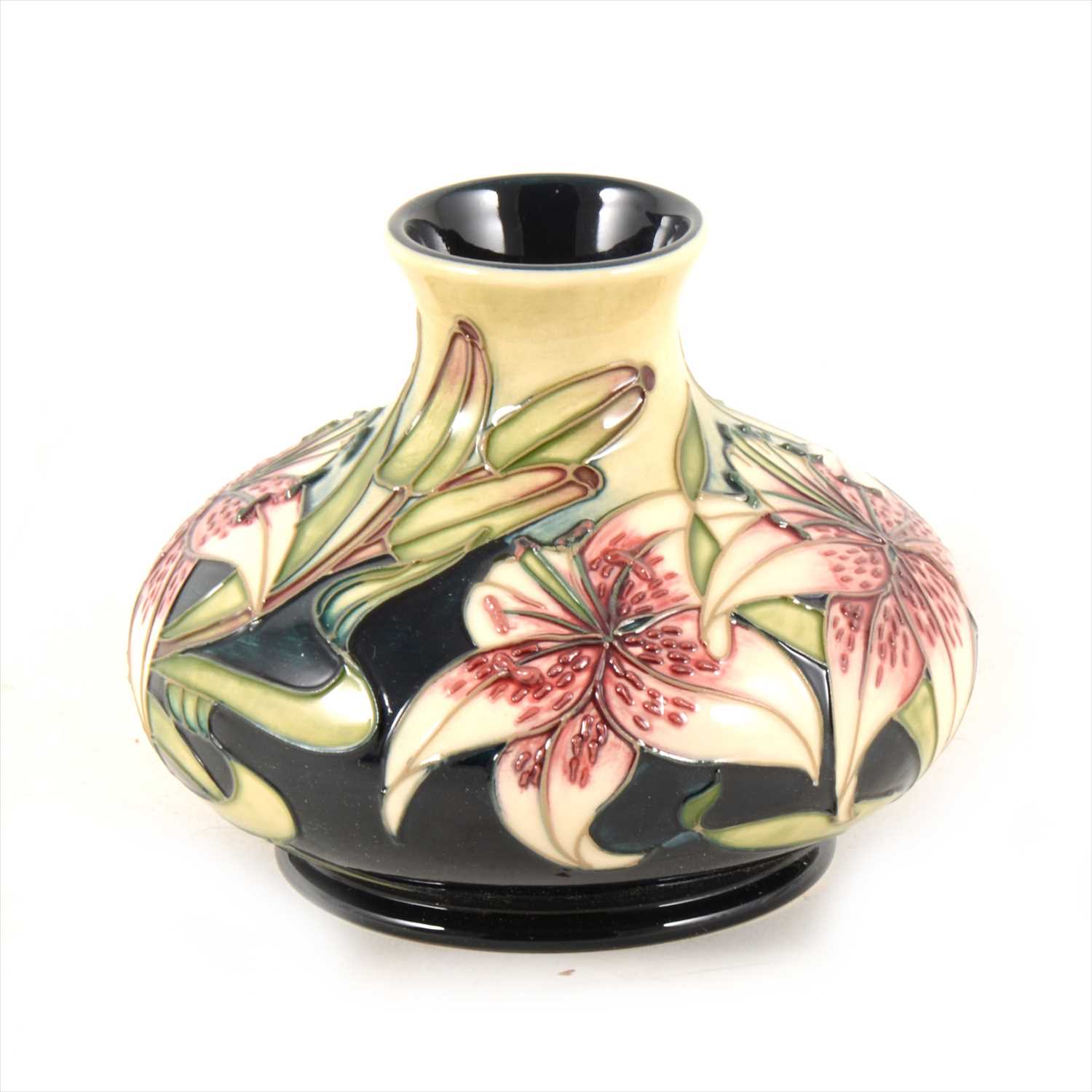 Lot 6 - A 'Lilies of the Field' vase, designed by Rachel Bishop for Moorcroft Pottery, 2002.