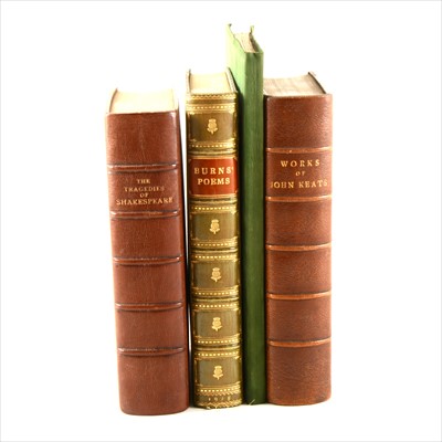 Lot 190 - John Keats, The Poetical Works, Fifth Edition, 1896,...