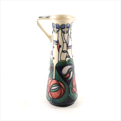 Lot 51 - A 'Macintosh Tribute' ewer, designed by Rachel Bishop for Moorcroft Pottery