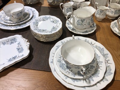 Lot 74 - An extensive Royal Albert part dinner, tea, and coffee service, Silver Maple pattern