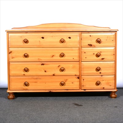 Lot 463 - Two modern pine chest of drawers