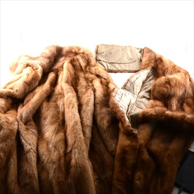 Lot 152 - A collection of fur coats, stoles, hats etc.