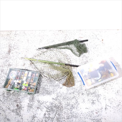 Lot 134 - Quantity of fishing fly making materials and equipment.