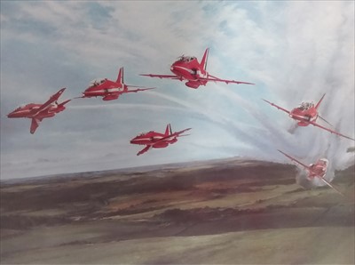 Lot 363 - After Robert Taylor, The Red Arrows 1980