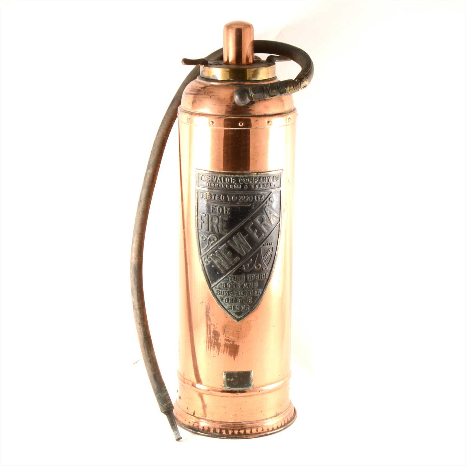 Lot 126 - A vintage copper 'New Era' fire extinguisher