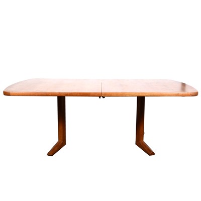 Lot 505 - An extending 'Marlow' teak dining table, designed by Martin Hall for Gordon Russell, circa 1972