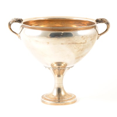 Lot 266 - A Medieval inspired silver cup, Nathan & Hayes, Chester 1911