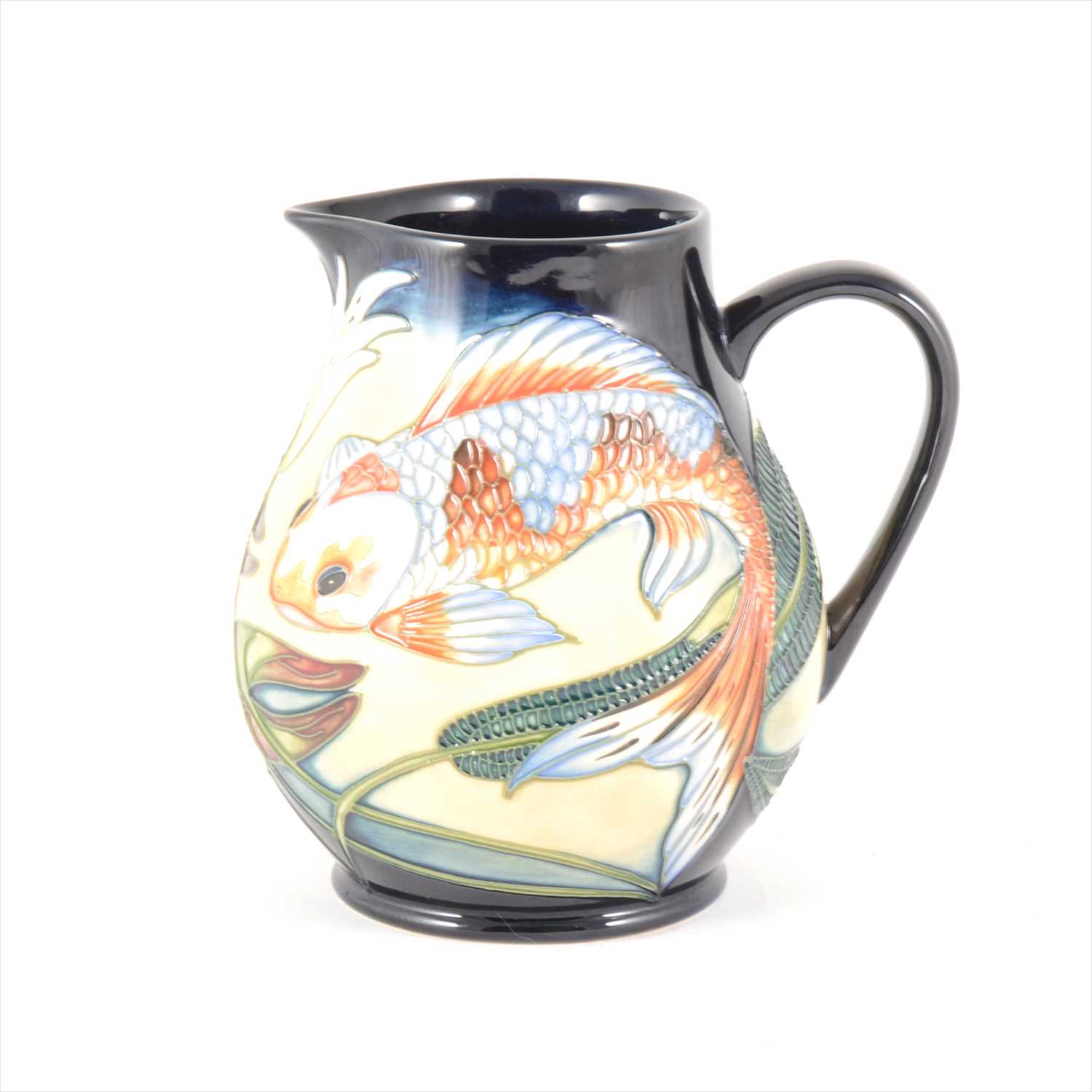 Lot 27 - A 'Quiet Waters' Moorcroft Pottery jug, designed by Philip Gibson