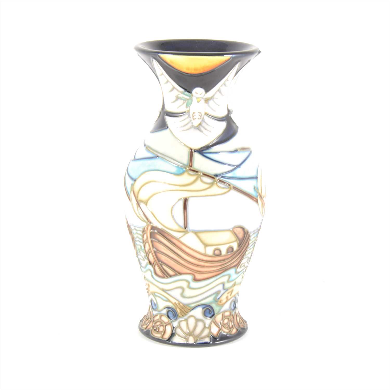 Lot 44 - A 'Winds of Change' Moorcroft Pottery vase, designed by Rachel Bishop, 2nd quality