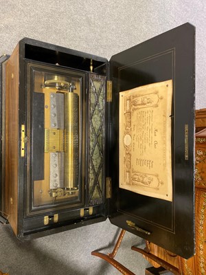 Lot 206 - A Swiss 'Flute Voix Celeste' musical box, David Langdorff & Fils