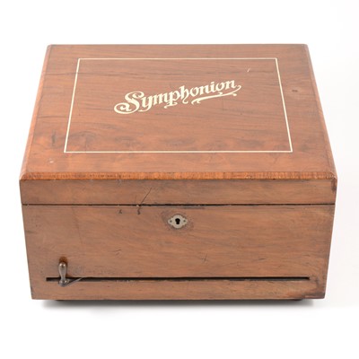 Lot 334 - A Symphonium musical box