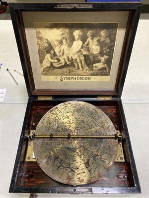 Lot 334 - A Symphonium musical box