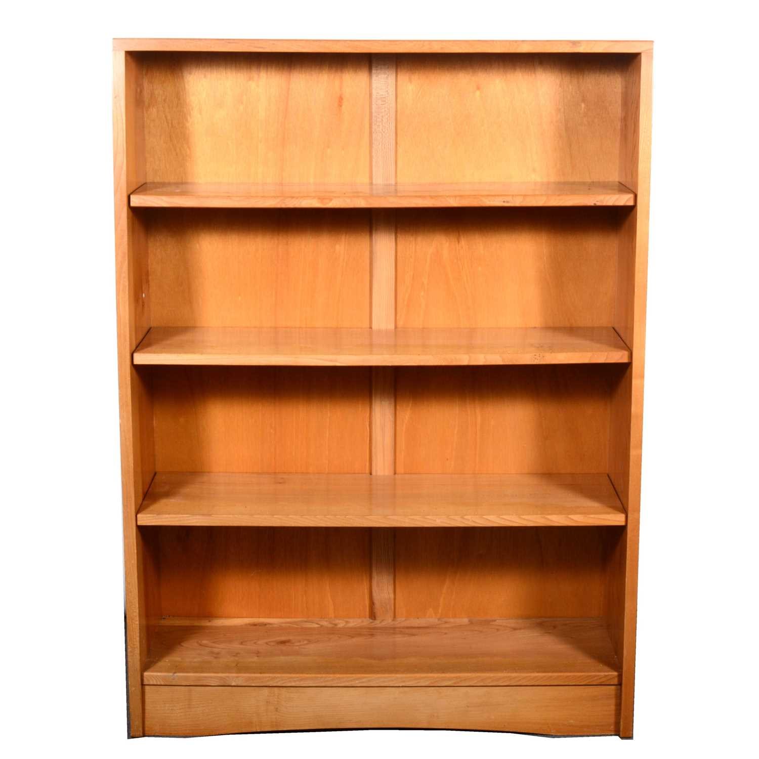 Lot 531 - An ash Arts and Crafts style open bookcase