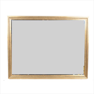 Lot 285 - A contemporary gilt frame mirror