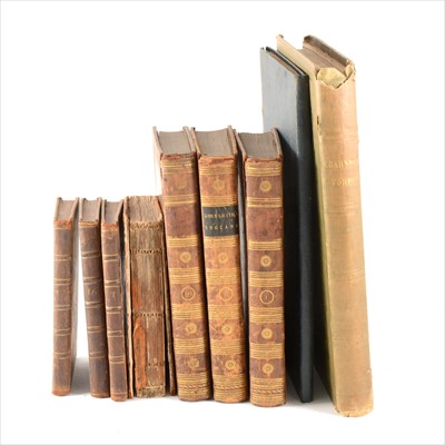 Lot 106 - T R Potter, The History and Antiquities of Charnwood Forest..., 1842,; and other bound volumes.