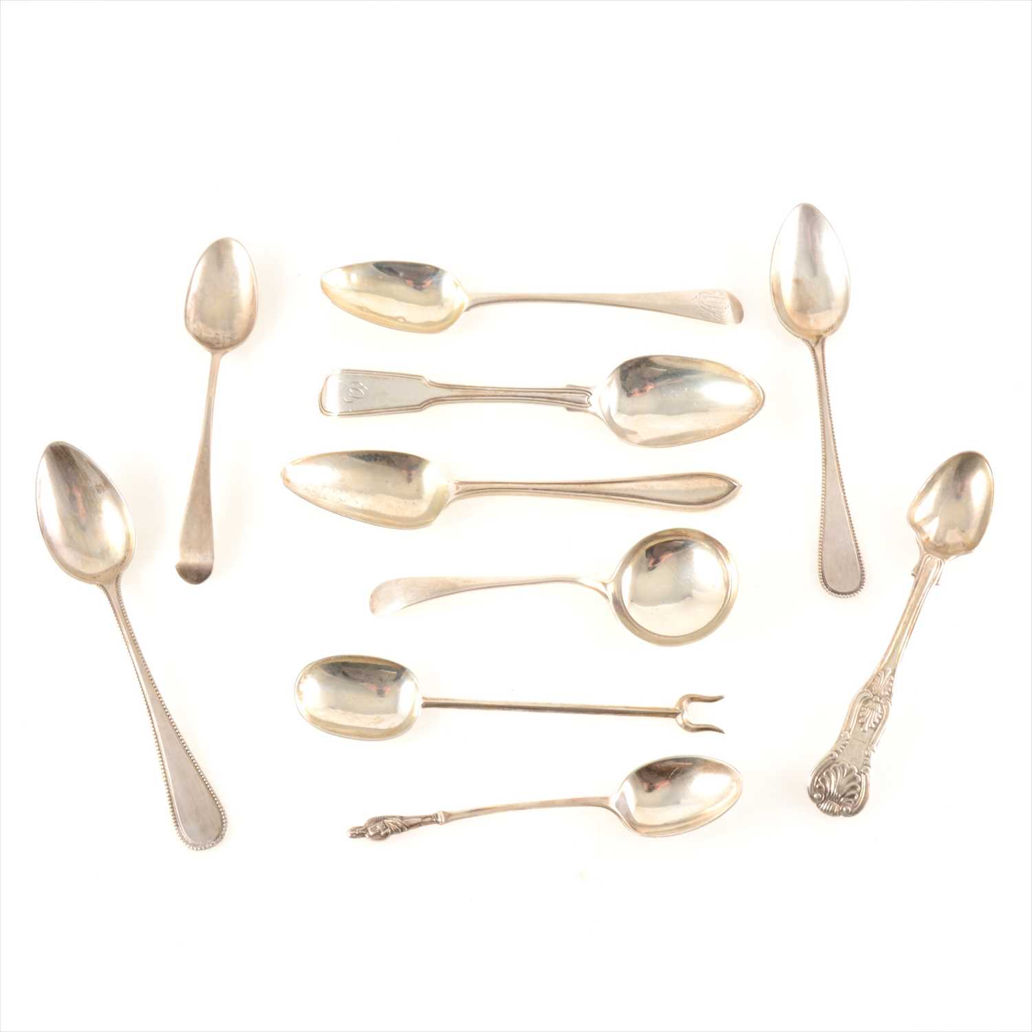 Lot 293 - Collection of silver spoons