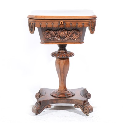 Lot 432 - Victorian mahogany work table