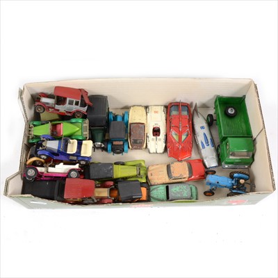 Lot 151 - Die-cast models and vehicles; including Dinky Toys no.103 Captain Scarlet Spectrum Patrol Car etc