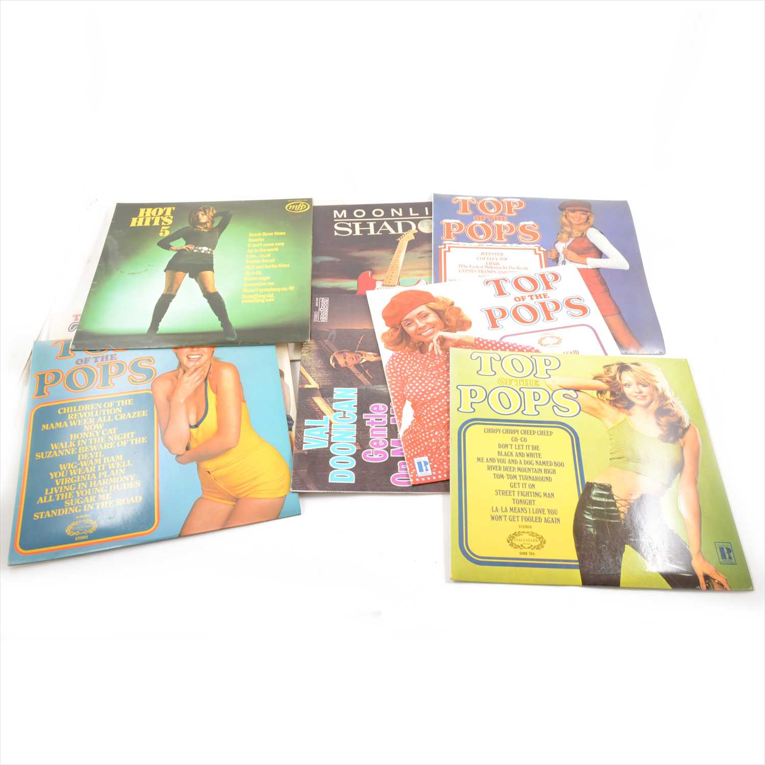 Lot 84 - Popular Music: Small collection of LPs and some EPs.