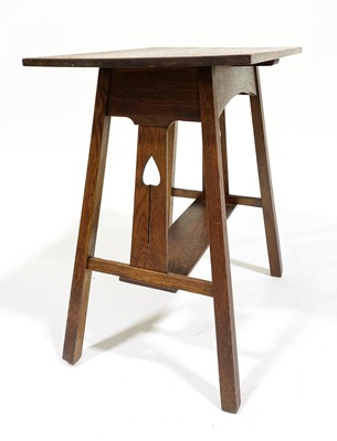 Lot 541 - An Arts & Crafts oak side table, possibly by E A Taylor for Wylie & Lochhead