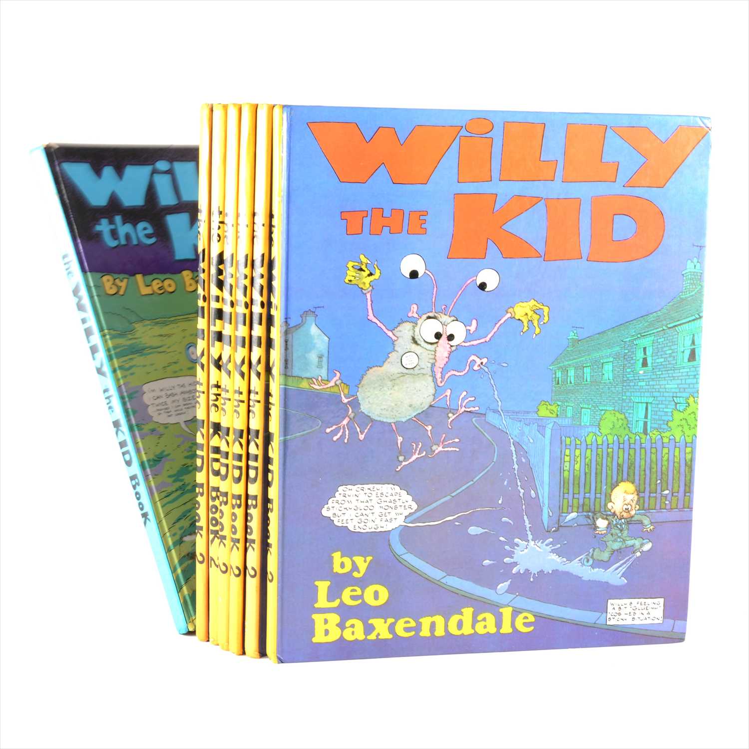 Lot 470 - Baxendale Leo, Willy the Kid book one and book two, illustrated comics, duplications.