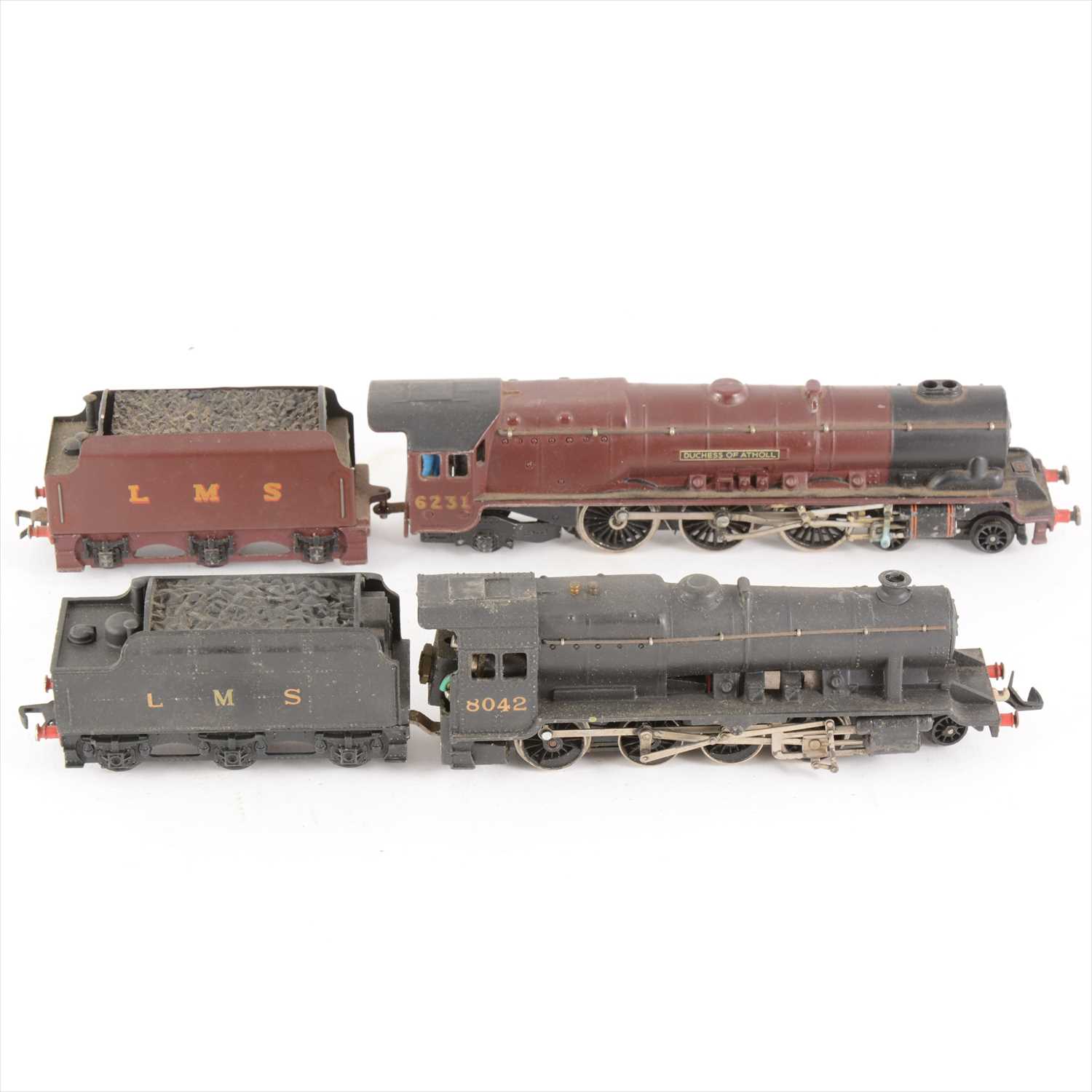 Lot 68 - OO gauge locomotives Hornby Dublo 'Duchess of Atholl' and Wrenn LMS 2-8-0 8042, both unboxed.