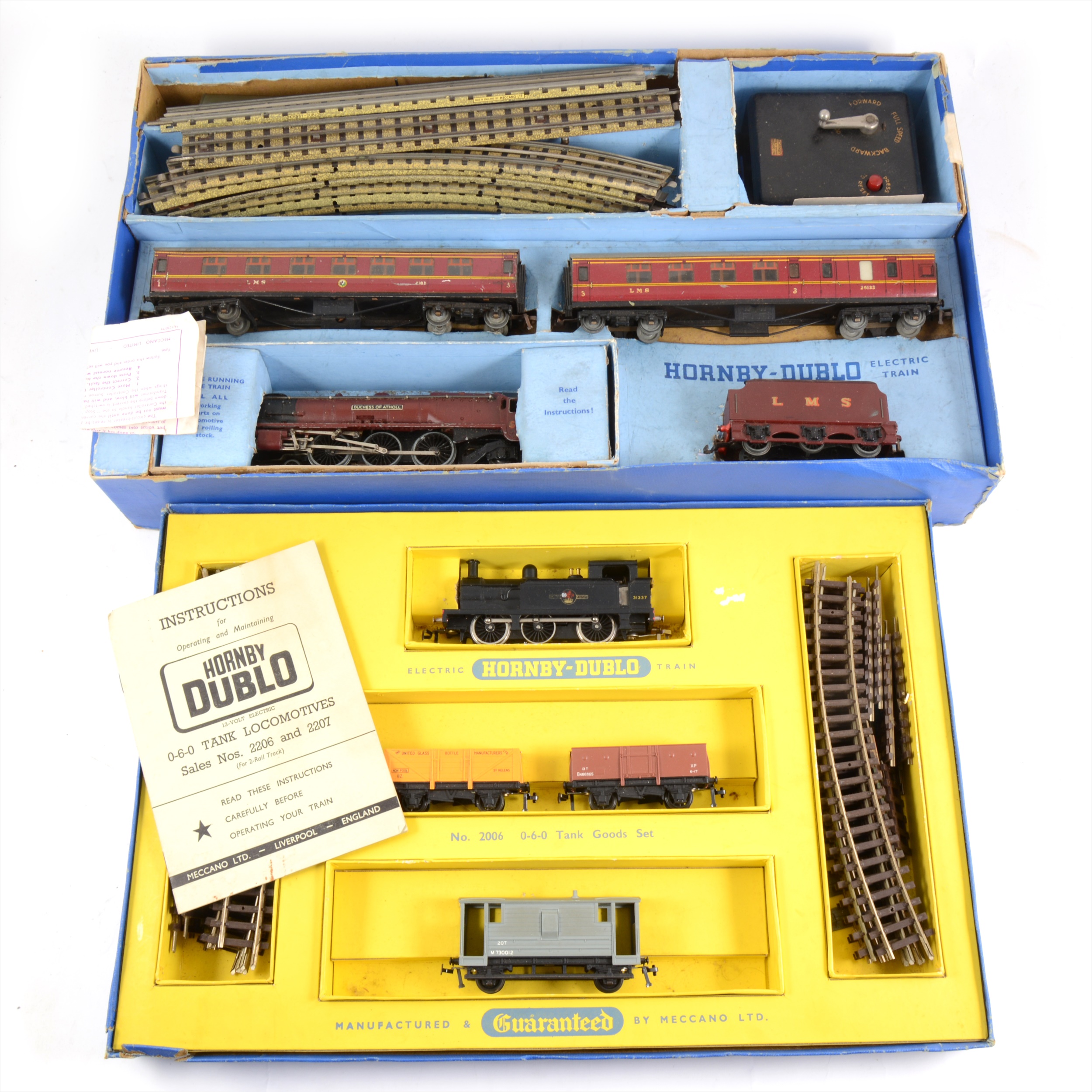 Lot 46 - Two Hornby Dublo OO gauge model railway sets;