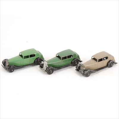 Lot 110 - Dinky Toys; Three 30c Daimlers