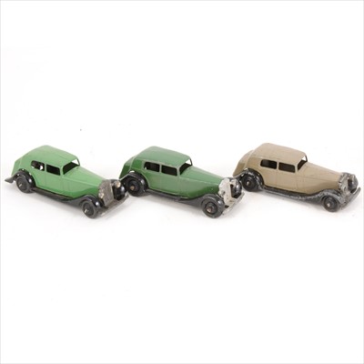 Lot 110 - Dinky Toys; Three 30c Daimlers