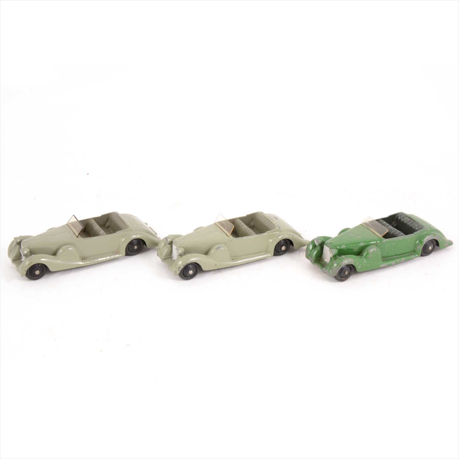 Lot 109 - Dinky Toys; Three 38C Lagonda models.