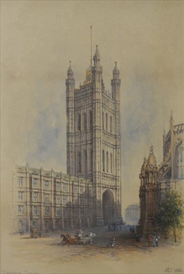 Lot 309 - Edwin Dolby, Victoria Tower, Westminster,...