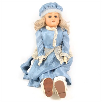 Lot 202 - A Dressel, Cuno & Otto Germany 'Holz Masse' early celluloid head doll.