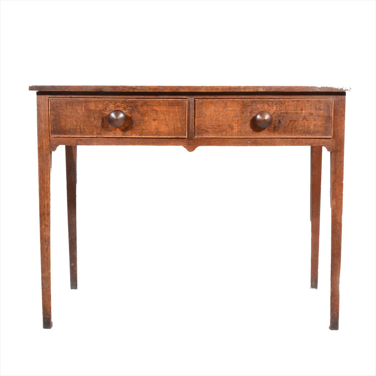 Lot 312 - A Victorian Country made oak side table