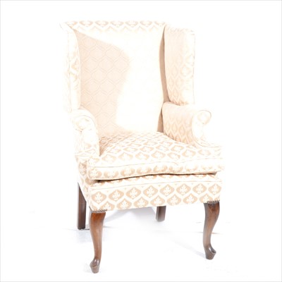 Lot 428 - A wing-back lady's chair