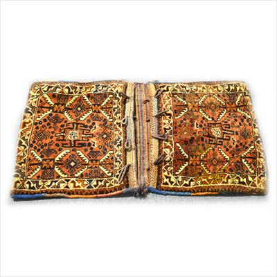 Lot 343 - A pair of Hamadan saddle bags