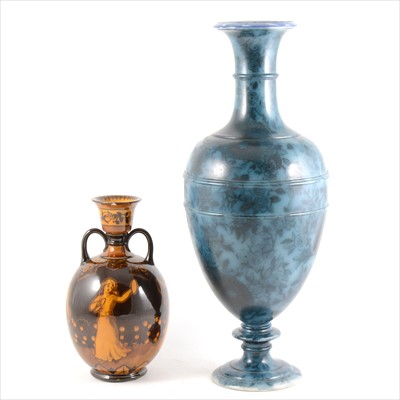 Lot 59 - Doulton Lambeth Faience Ware vase, and a Morrisian Series vase