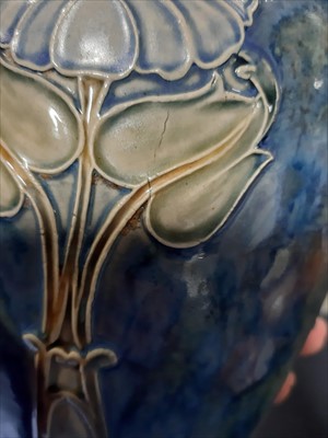 Lot 89 - A pair of Doulton Lambeth stoneware vases