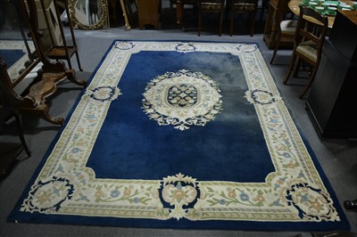 Lot 495 - A Chinese sculpture wool carpet