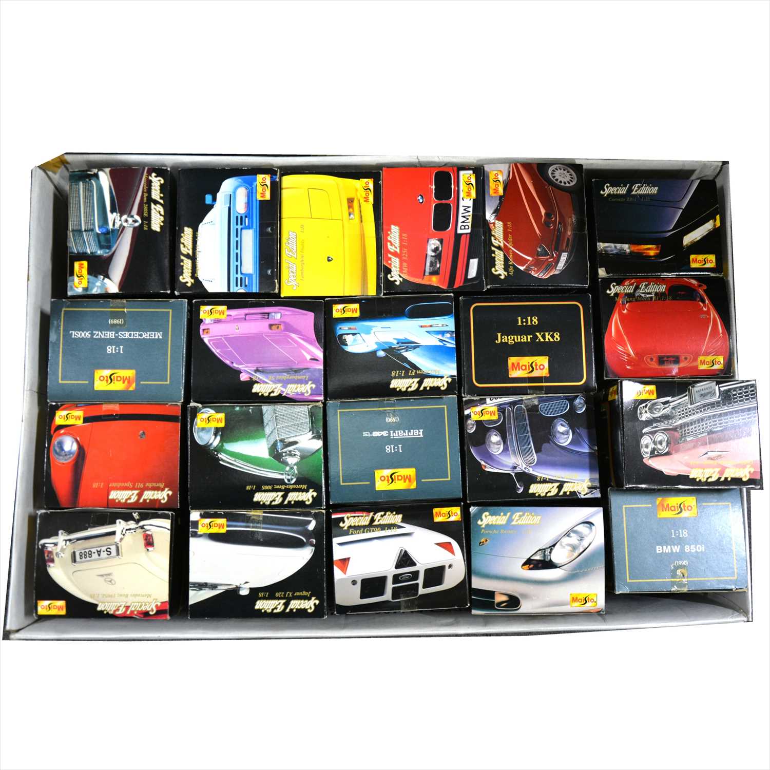 Lot 218 - Twenty-One Maysto 'Special Edition' 1:18 scale models, all boxed.