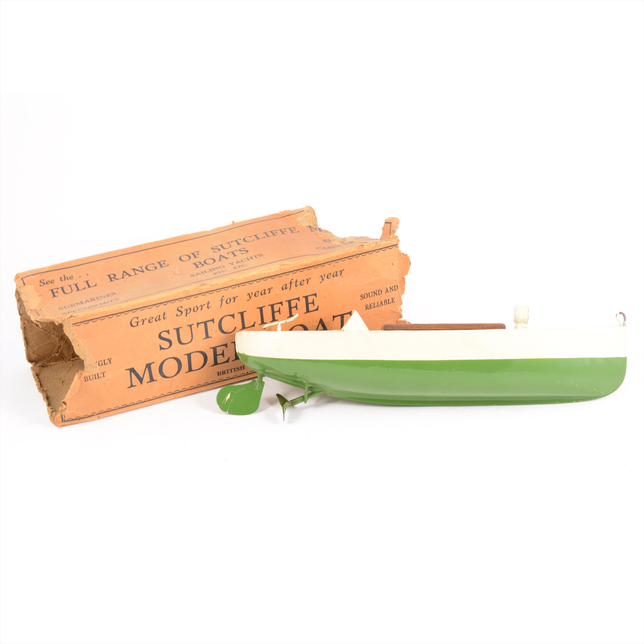 Lot 426 Sutcliffe Model Sailing Yacht Boat Pre Wear