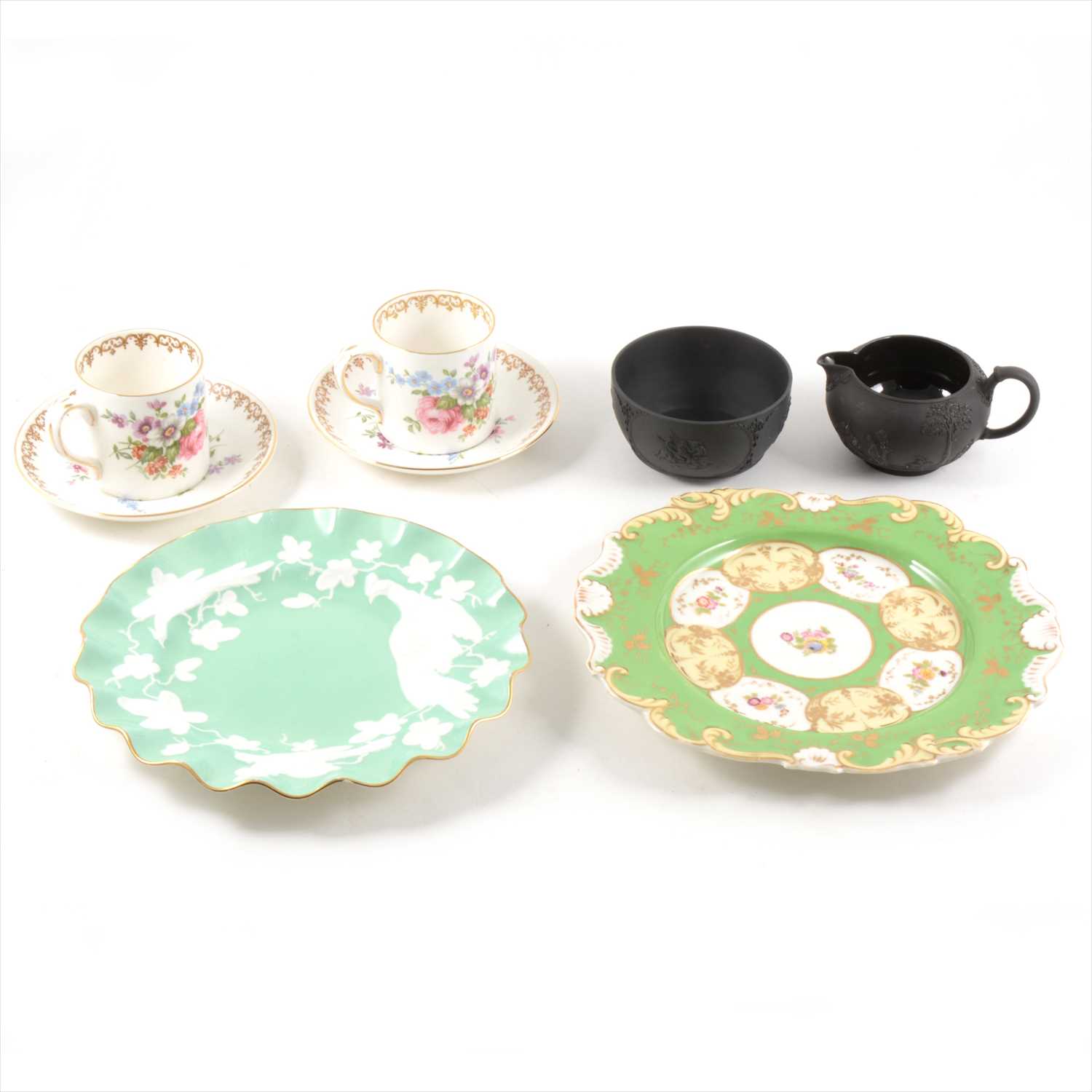 Lot 26 - Assorted Crown Staffordshire coffee ware and other china