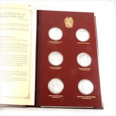 Lot 186 - Churchill Centenary Trust, a collection of twenty four sterling silver proof medals