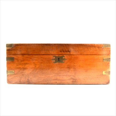 Lot 230 - A Victorian walnut writing box