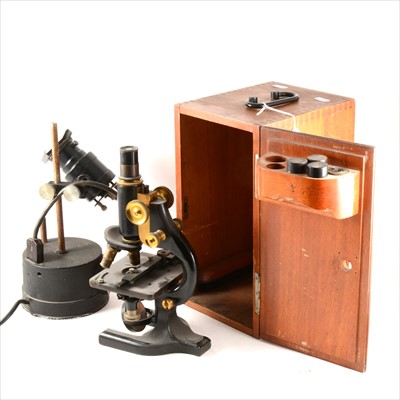 Lot 228 - An American microscope, Spencer, Buffalo USA