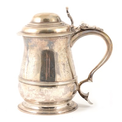 Lot 267 - A George II silver tankard, Richard Gurney & Co, London 1756